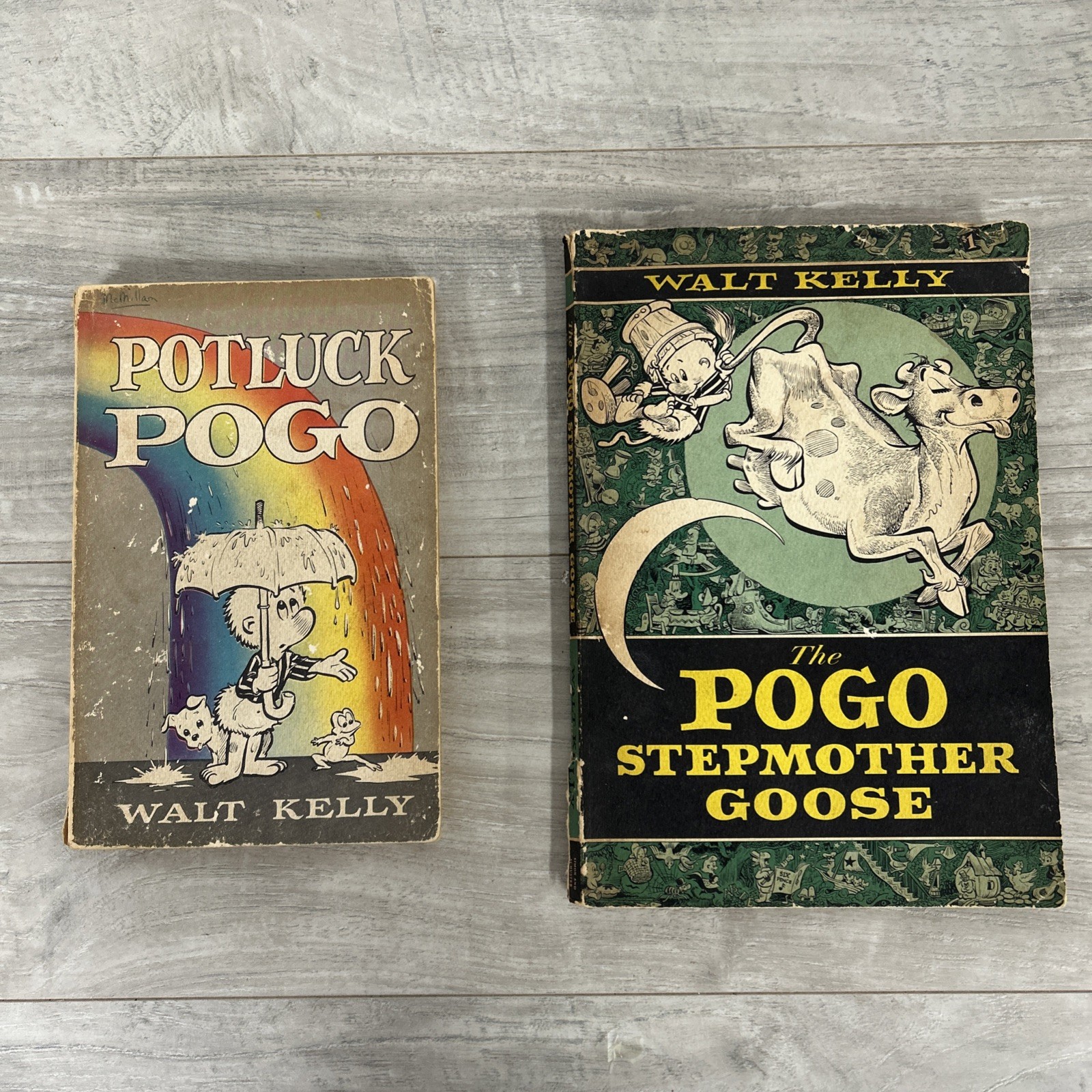 Pogo Vintage 50’s Lot Of 2 Walt Kelly D-2