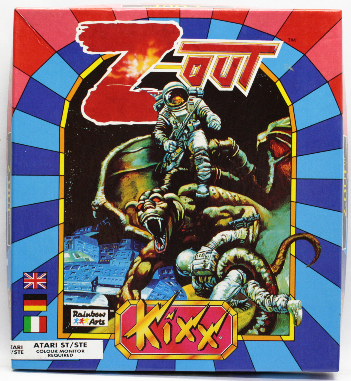 Z-OUT Z OUT ATARI ST GAME EUROPEAN EDITION KIXX ITA ENG GER FLOPPY DISC 81235