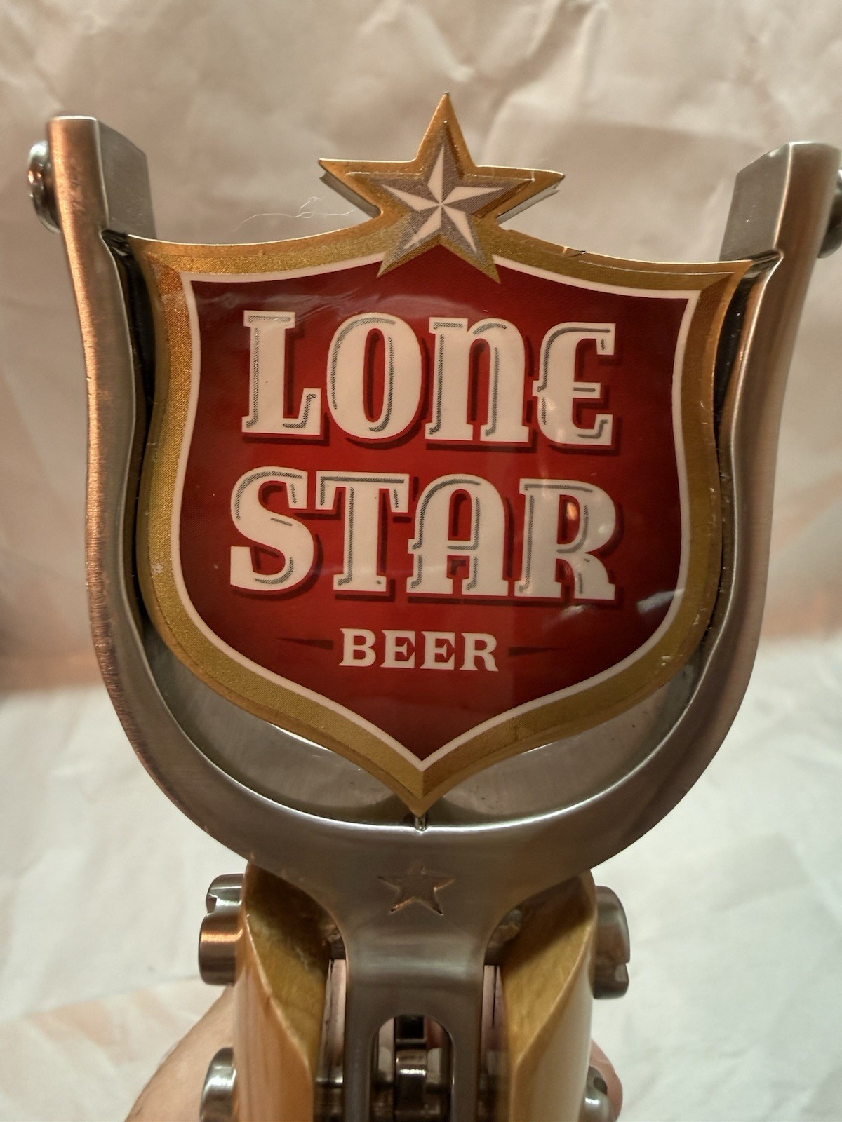Lone Star Beer Cowboy Spur Tap Handle 2008 Taphandles Inc Texas Bar Decor
