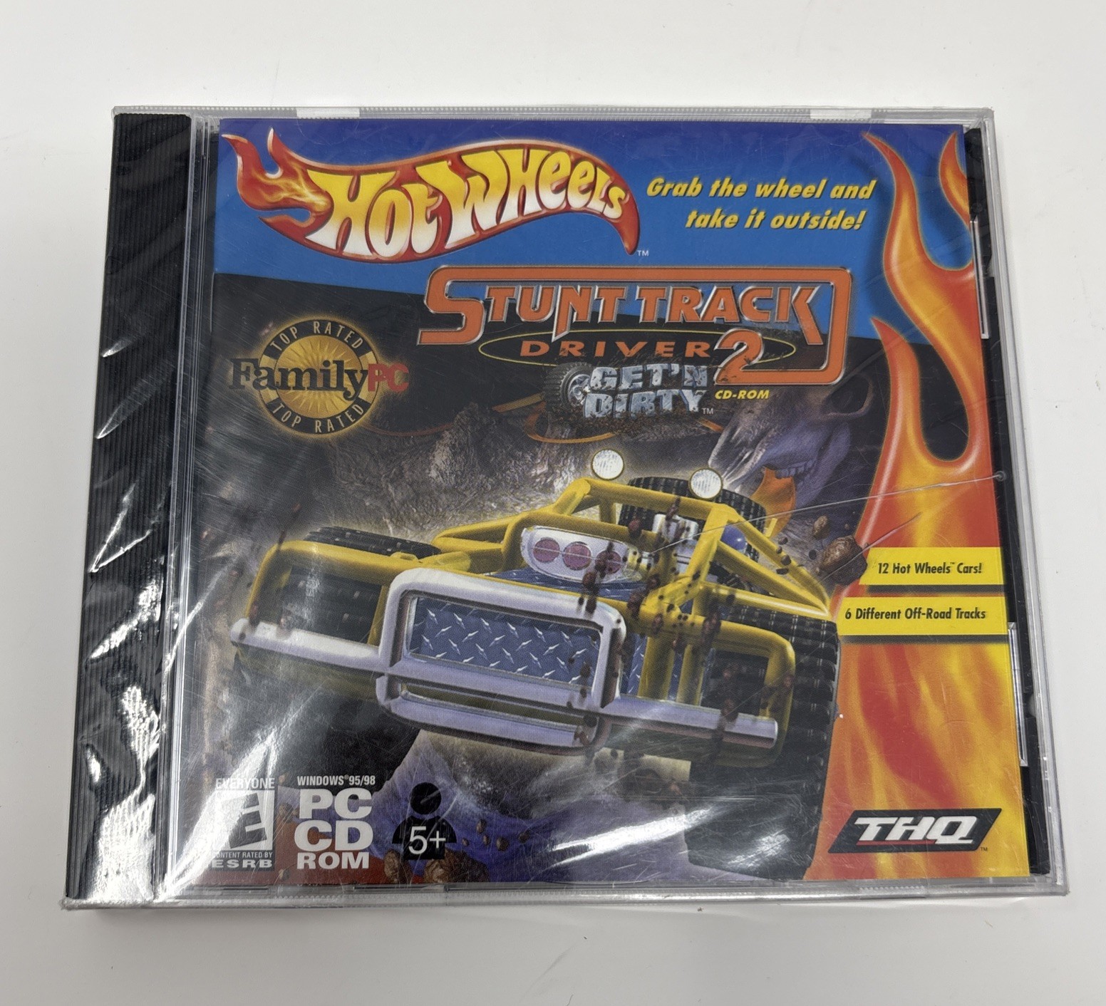 Hot Wheels: Stunt Track Driver 2 -- Get'n Dirty CD-ROM (PC, 2000)
