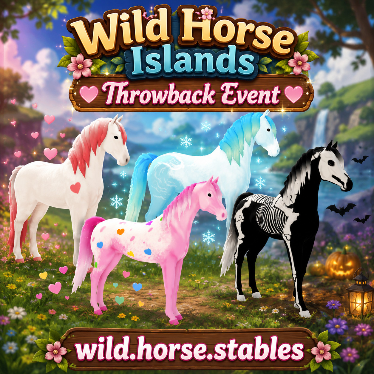 🌊 Wild Horse Islands - Throwback : (Events & v1 Horses) 🌊