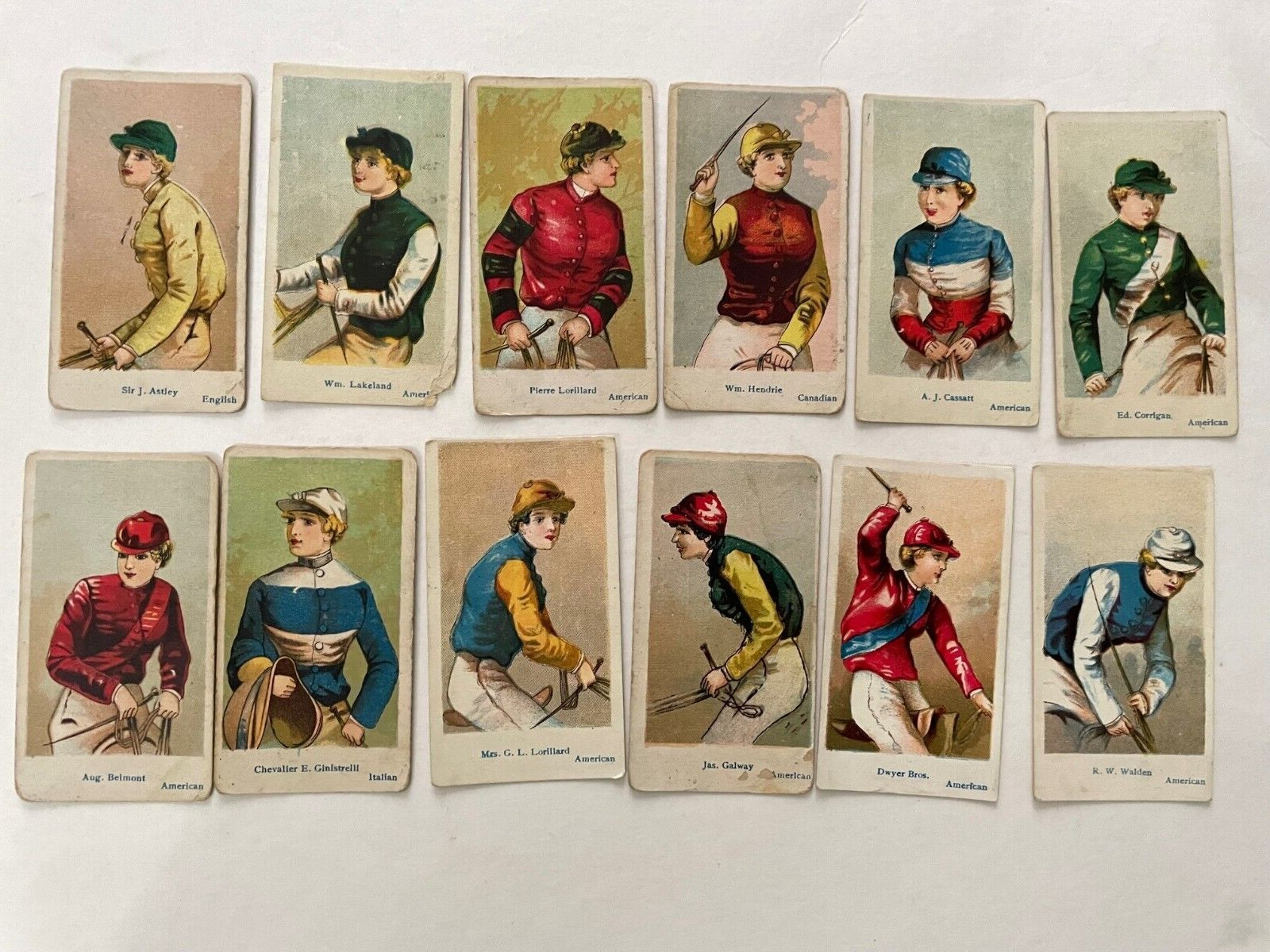 1912 E47 American Caramels - Jockeys complete set