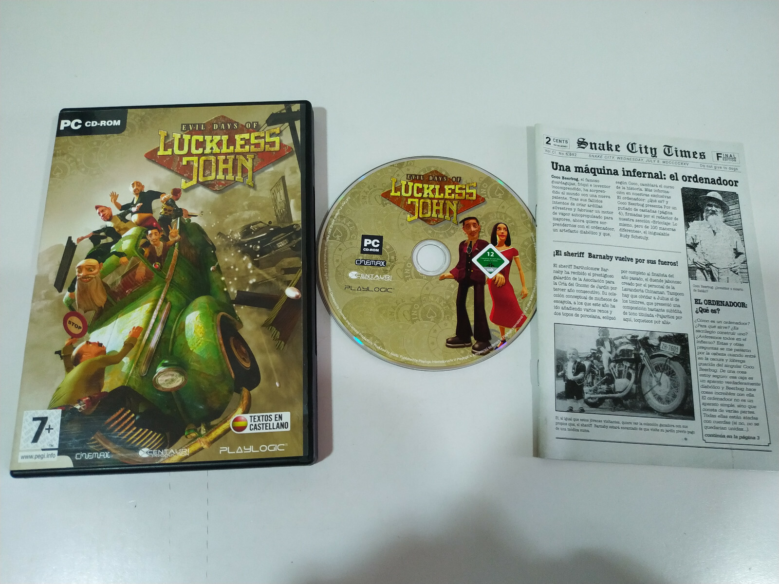 Evil Days of Luckless John - PC CD-ROM Game Spain Edition