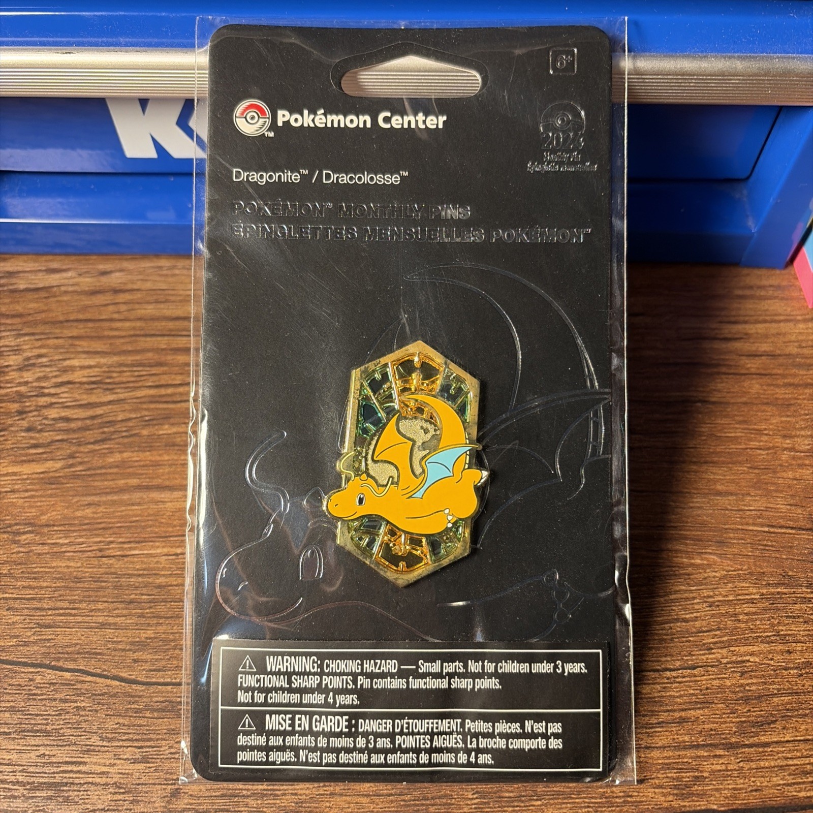 Dragonite - Pokémon Center Monthly Pins: Dragon Types - #3 of 12 Pokemon - 2024