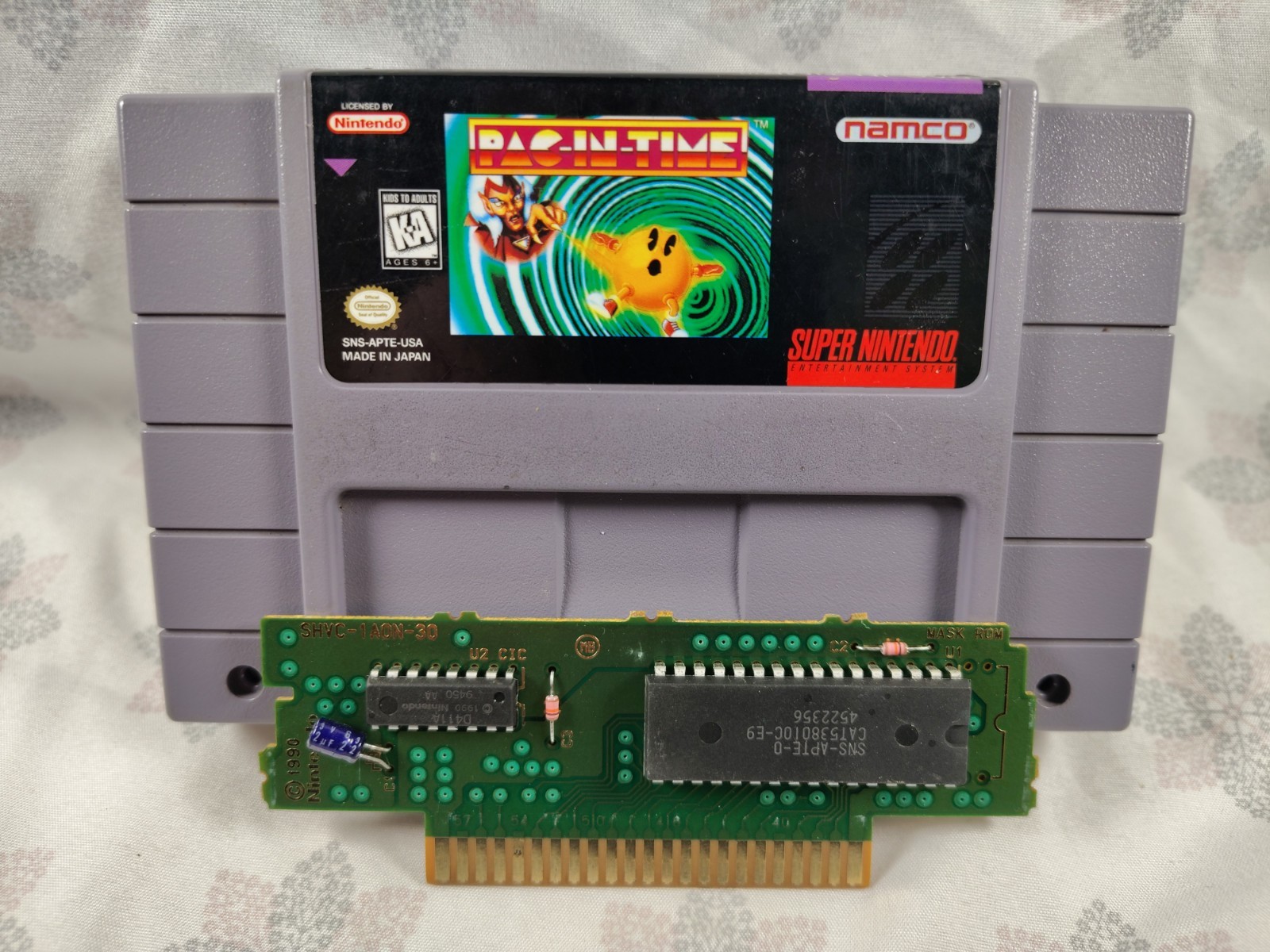 Pac-in-Time (Super Nintendo SNES, 1994) Authentic, Tested