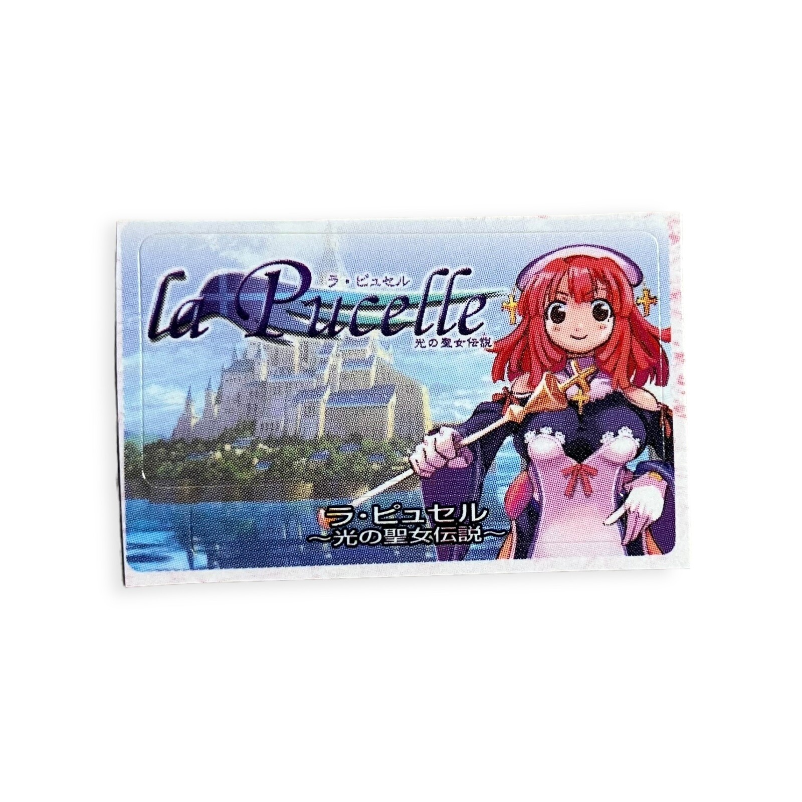 Sony PlayStation 2 PS2 La Pucelle Legend Of The Saint Light Memory Card Sticker