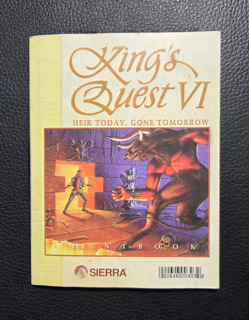 King's Quest VI Heir Today, Gone Tomorrow Hint Book