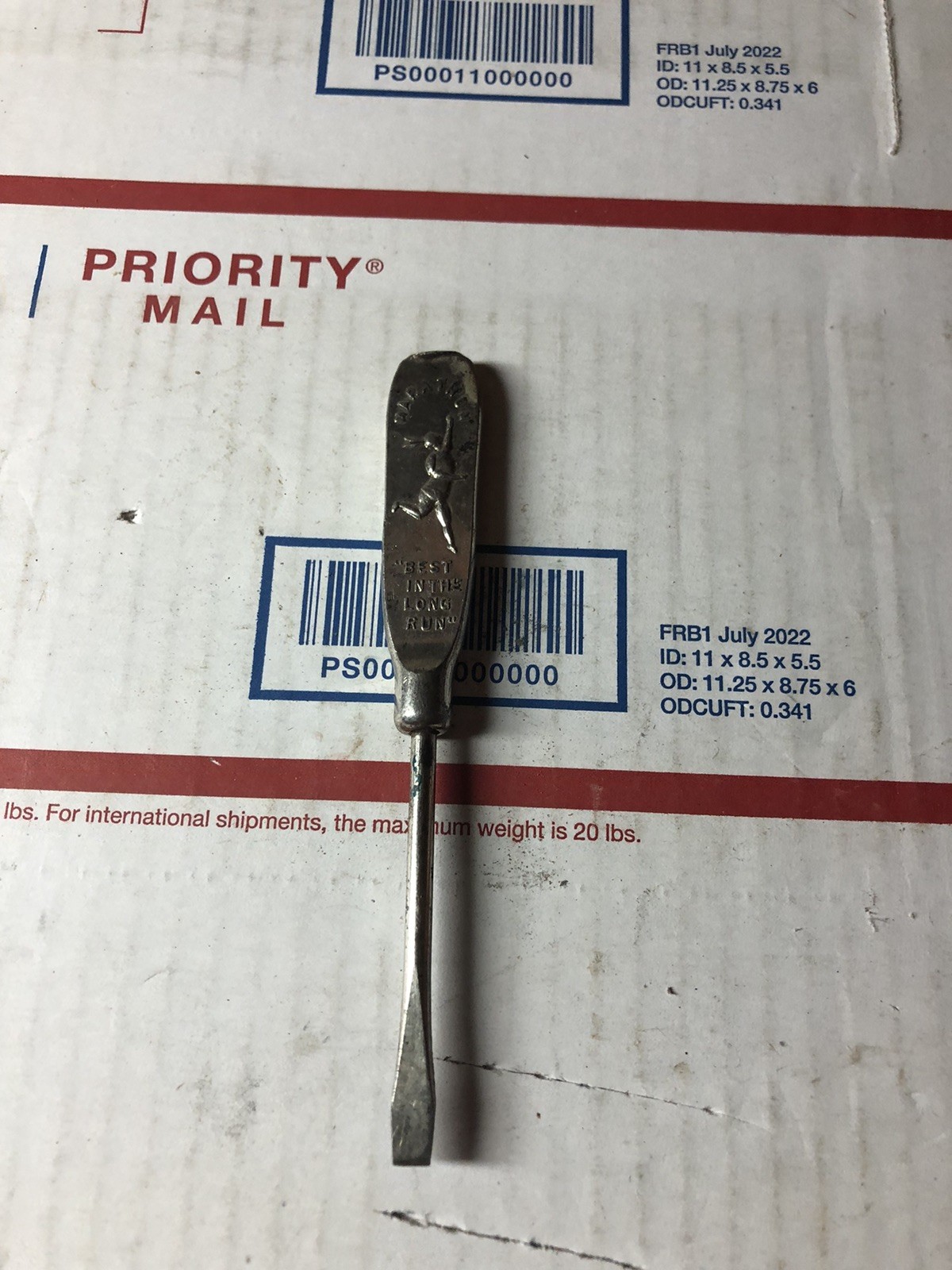 Vintage Marathon Oil Advertising Screwdriver