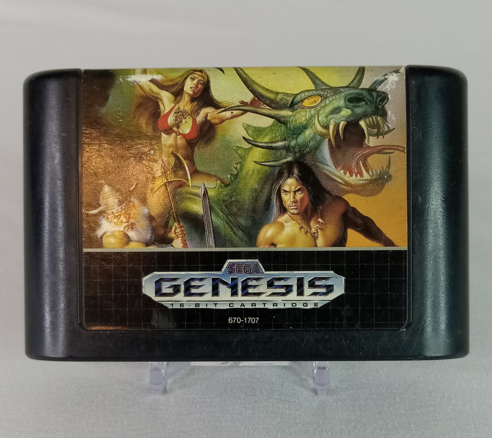 Golden Axe (Sega Genesis, 1989) Tested Working