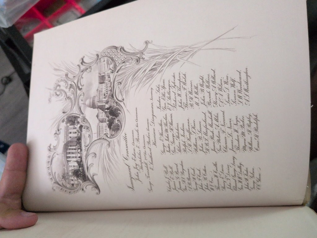 1901 Inaugural Souvenir with Descriptions of Ceremonies from the Past