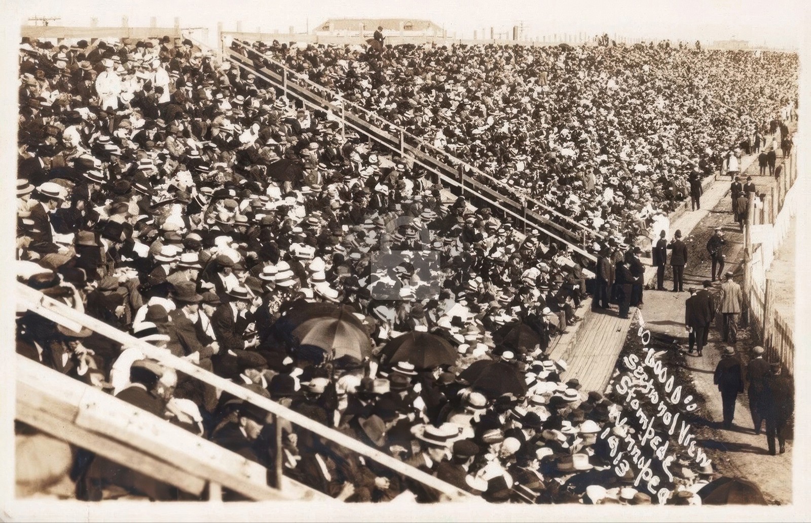 1913 Winnipeg Stampede Winnipeg Manitoba MB Canada RPPC Photo Postcard COPY