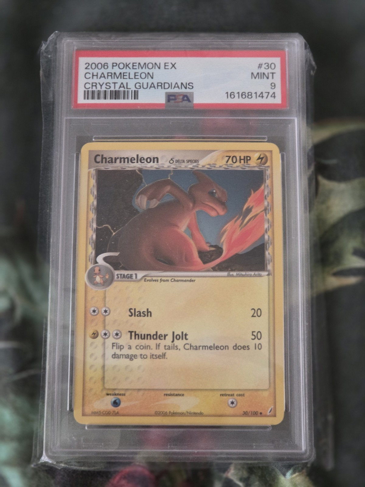 Pokemon TCG EX Crystal Guardians 2006 Charmeleon Delta Species 30/100 PSA 9 MINT