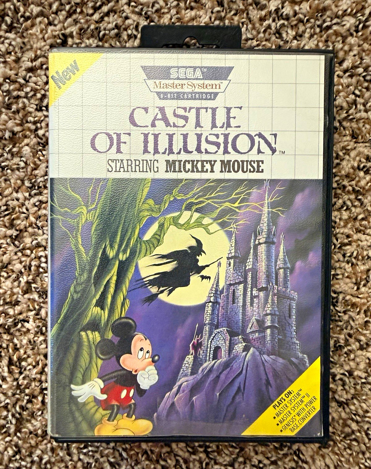 Castle of Illusion Starring Mickey Mouse Sega Master System PAL CIB - US Seller