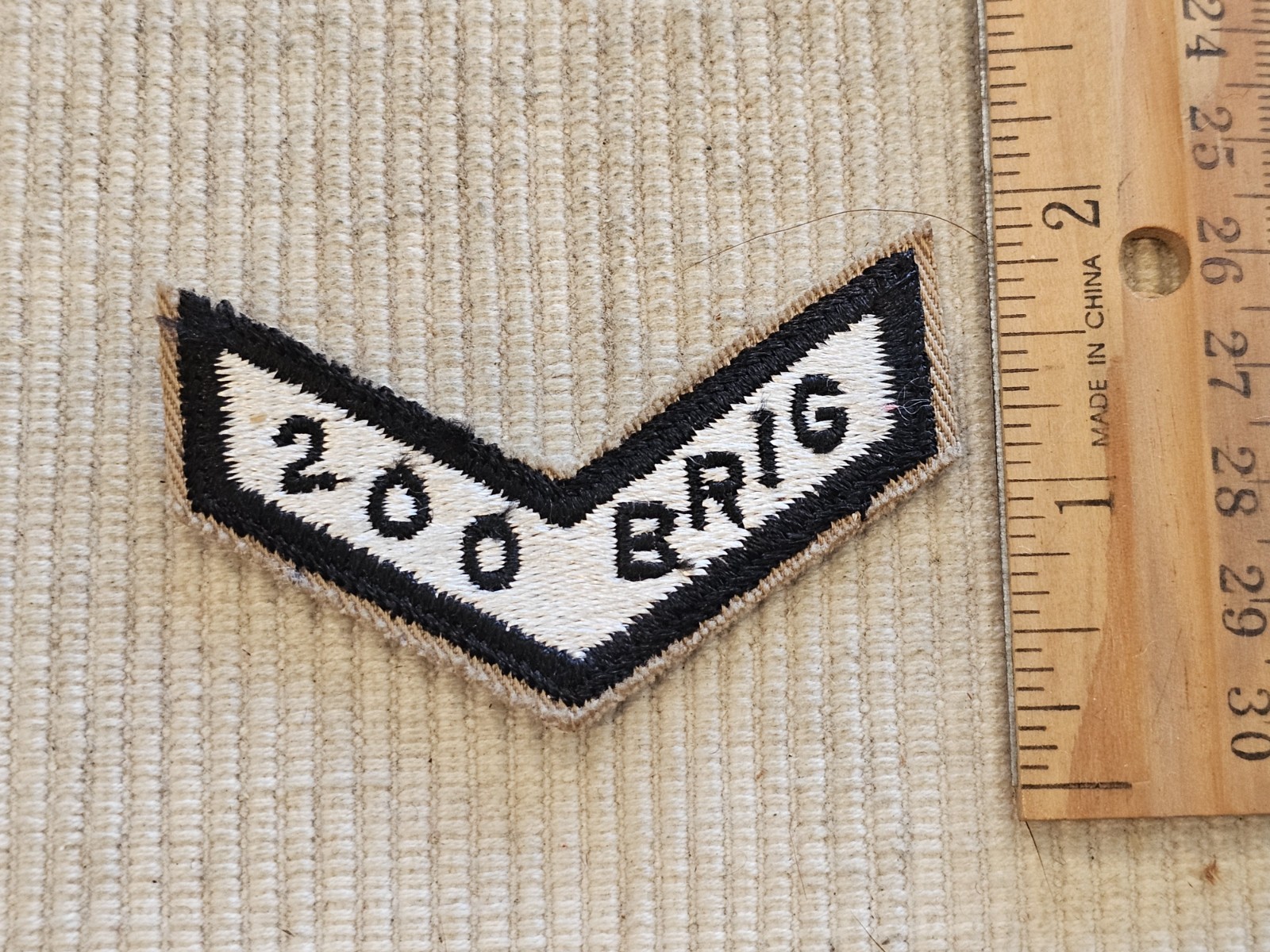 1960s USAF Air Force 200 BRIG Squadron Patch Tab L@@K