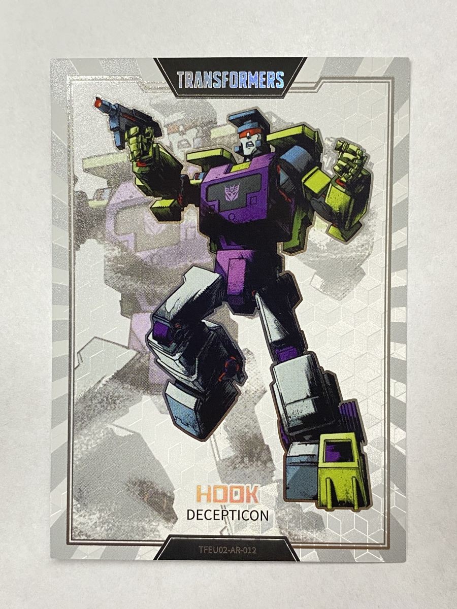 Hook - 2026 Kayou Hasbro Transformers Energon Universe Card TFEU02-AR-012