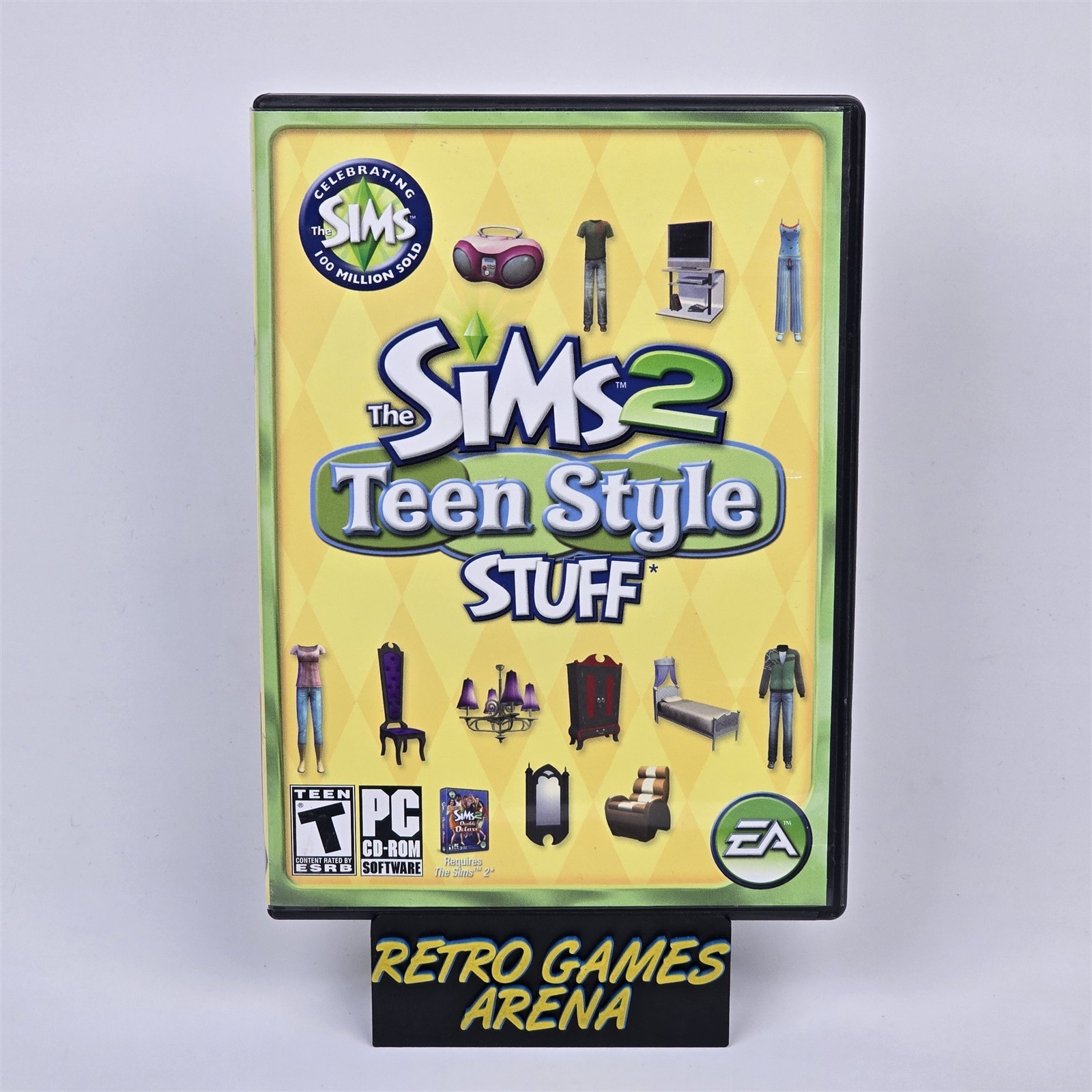 The Sims 2: Teen Style Stuff (PC CD-ROM) CIB COMPLETE