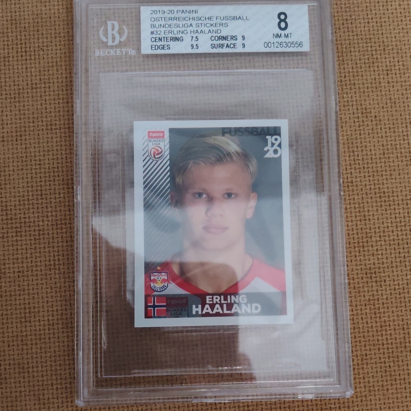2019-20 Panini Football Bundesliga Erling Haaland #32 BGS 8