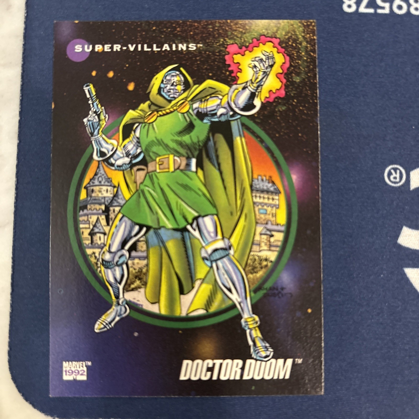1992 Marvel Universe Series III #111 Doctor Doom Super-Villains Impel Card
