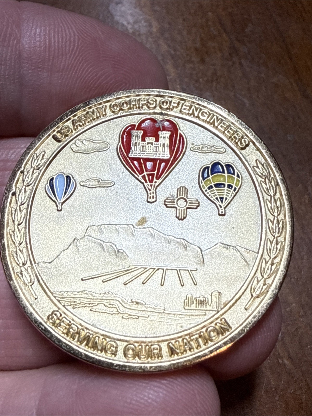 U.S. Army Corps Of Engineers Albuquerque District Conchas Dam Challenge Coin