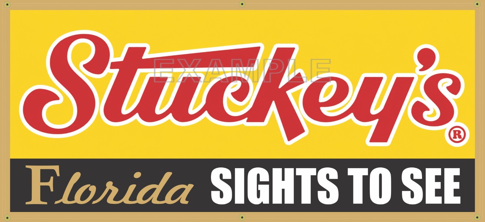 SEVEN BANNER RESTAURANT AND STATE WELCOME SIGN REPLICAS CUSTOM GROUP AND SIZES