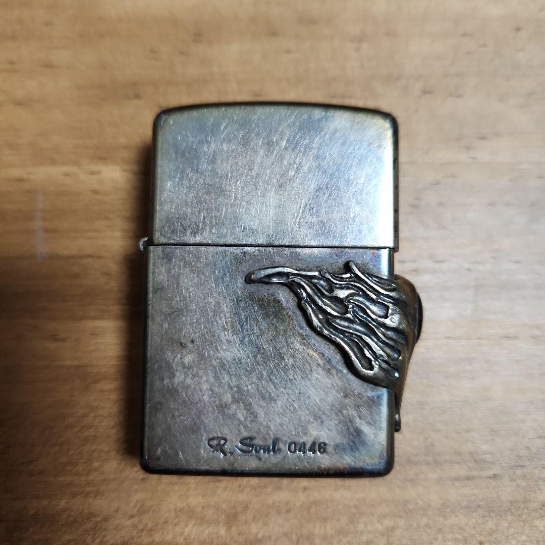 Zippo 【R. Soul】 Oil Lighter with Stone