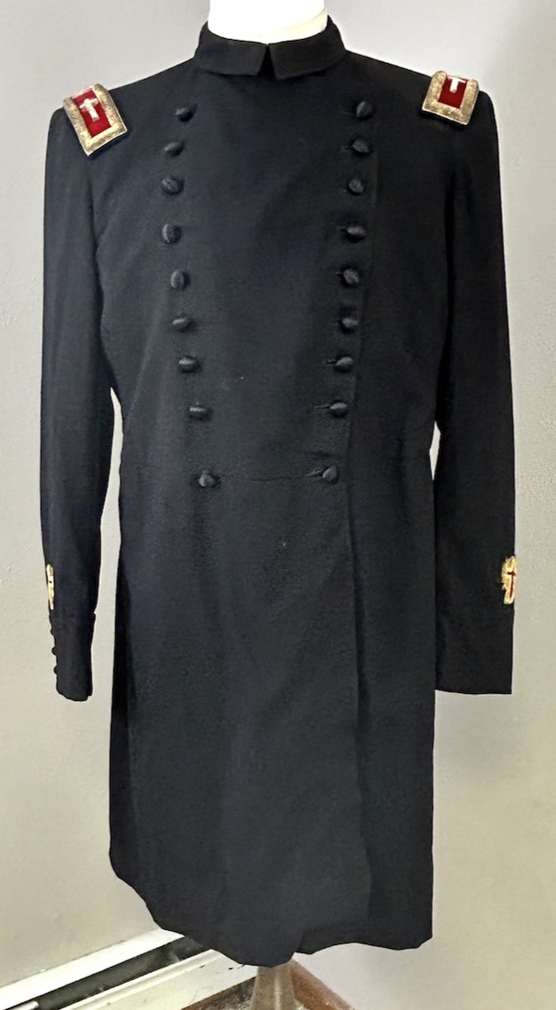 Vintage 1955 Knights Templar Uniform Coat Fraternal Order C.E. Ward New London