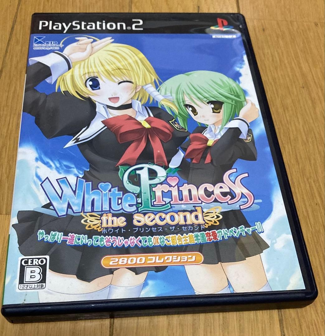 White Princess The Second PS2 Disc Only Used Tested Japanese ver Used Tested JP