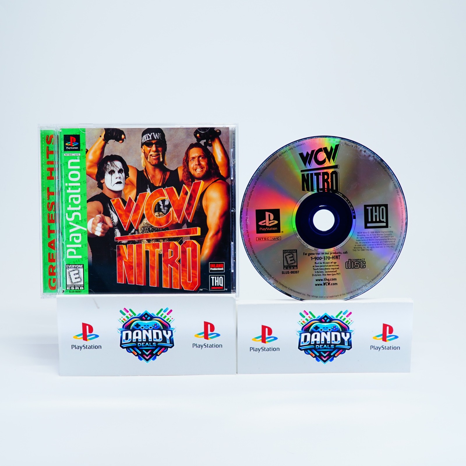 WCW Nitro PS1 CIB W/ Manual - PlayStation