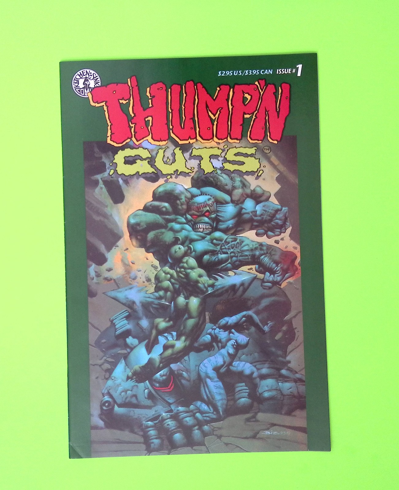 Project X Thump'n Guts #1b One-Shot 1993 Kitchen Sink Comix Variant Q116-132
