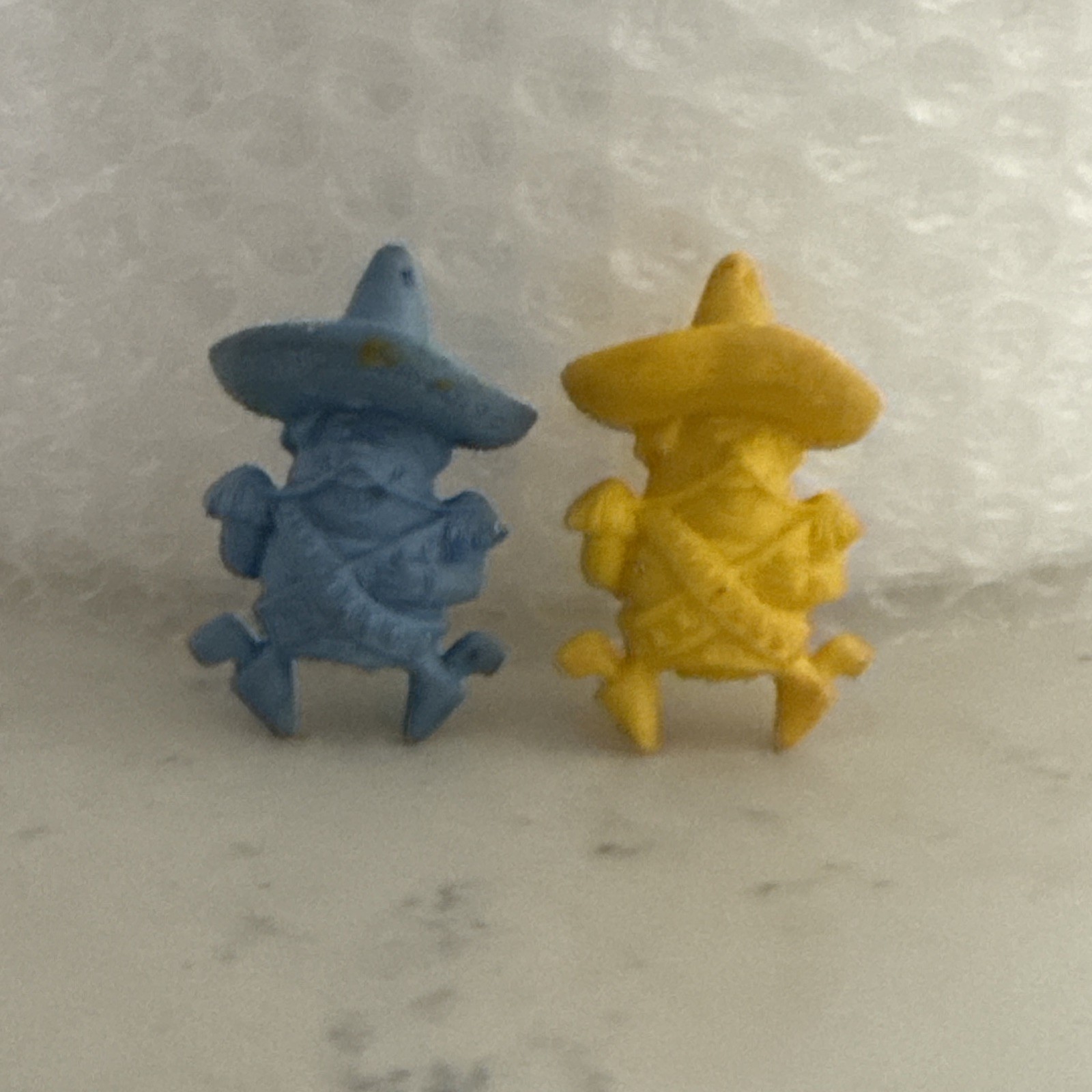 VINTAGE 1968 BLUE N YELLOW FRITO BANDITO PENCIL ERASER FRITO LAY ADVERTISING