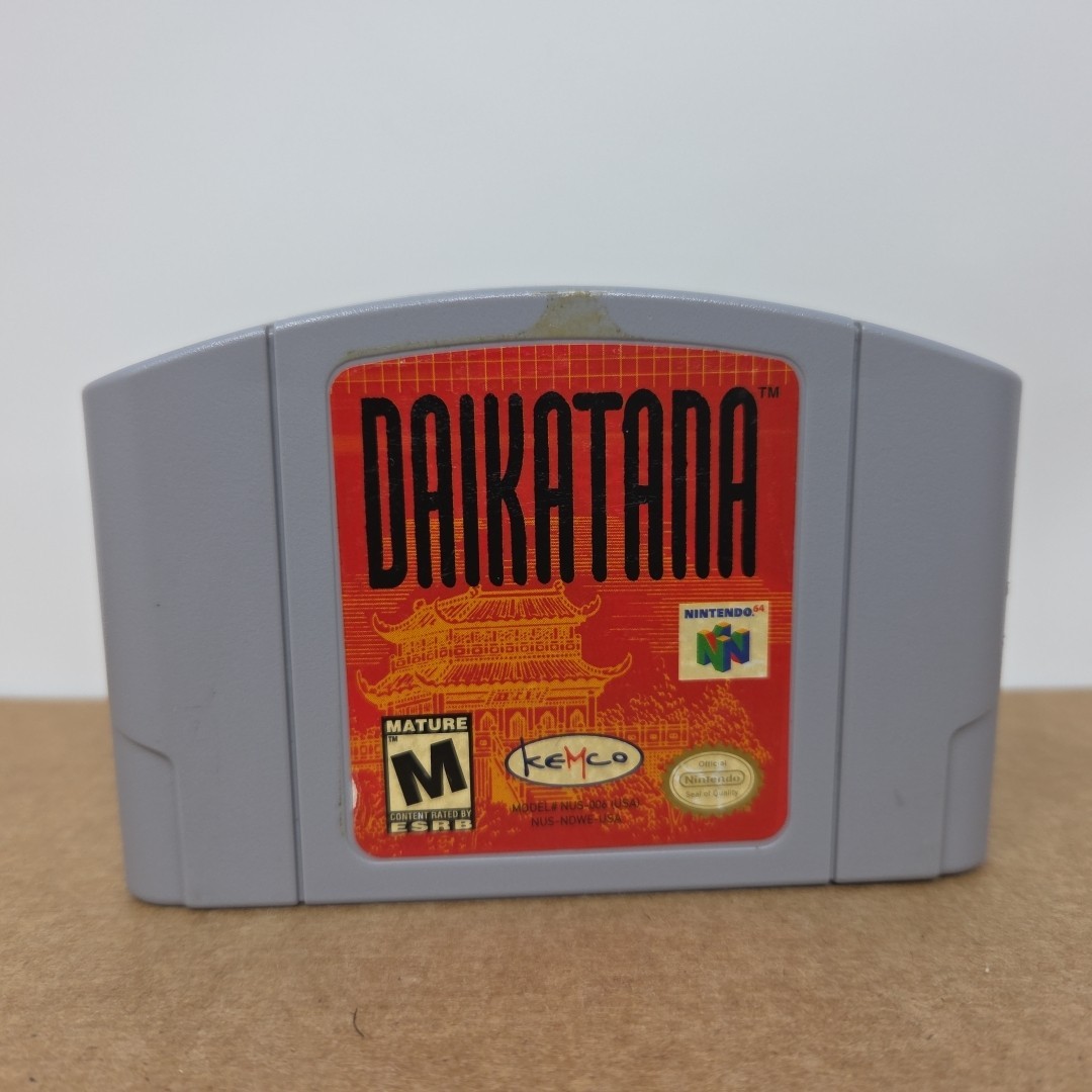 John Romero's Daikatana Nintendo 64 N64 Game Cartridge Only Authentic Kemco