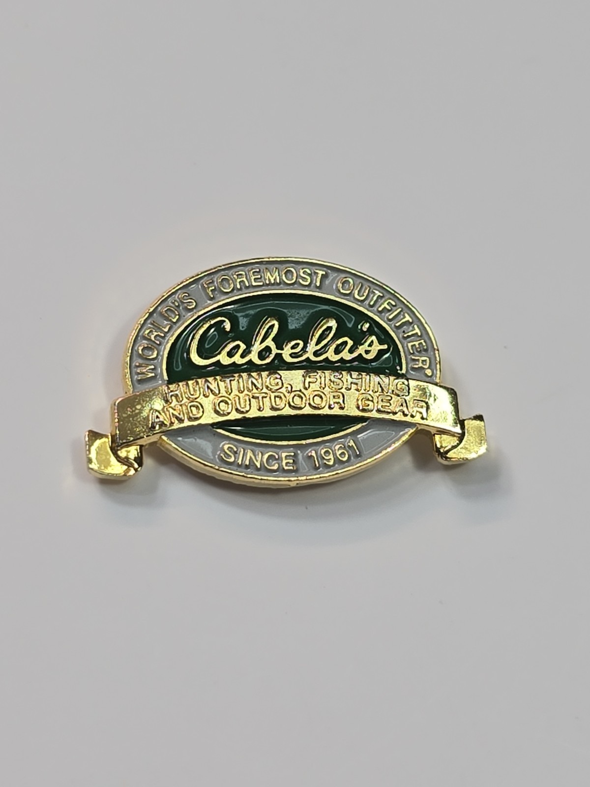 Cabela's Lapel Pin Hunting Fishing And Outdoor Outdoor Gear Since 1961