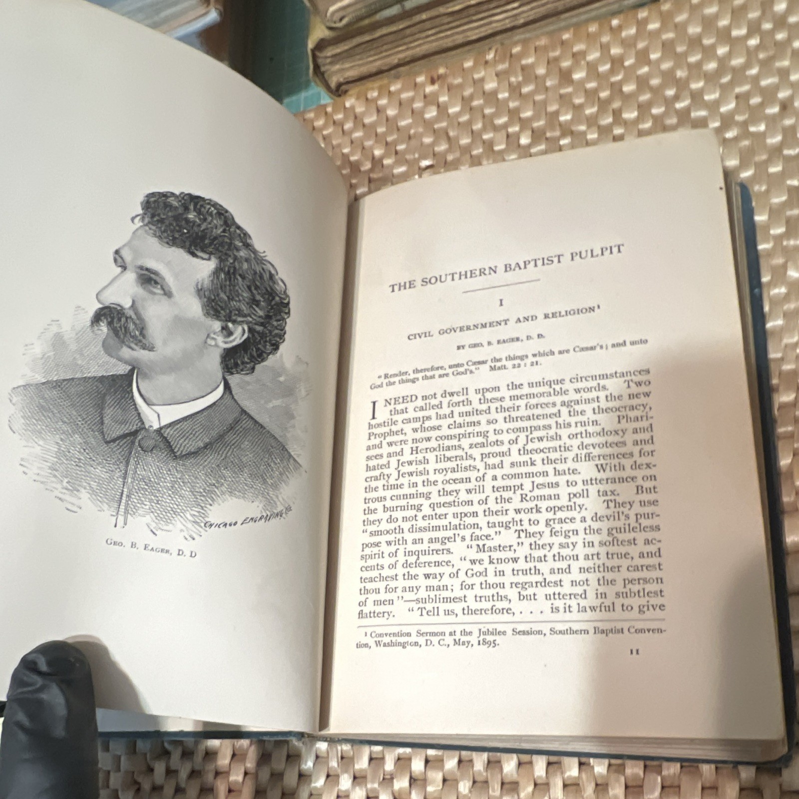 The Southern Baptist Pulpit 1895 1st Edition Religion Christianity
