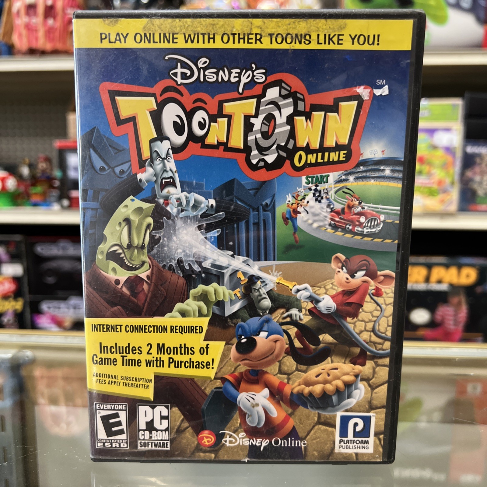 Disney's Toontown Toon Online PC CD-ROM Game And Case