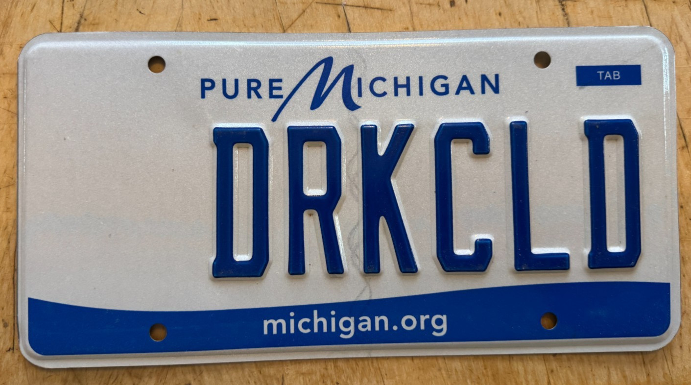 MICHIGAN VANITY LICENSE PLATE \