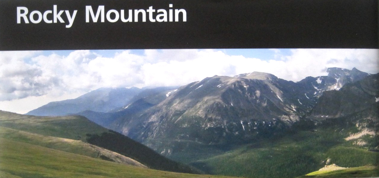 Rocky Mountain National Park Colorado Unigrid Brochure Map