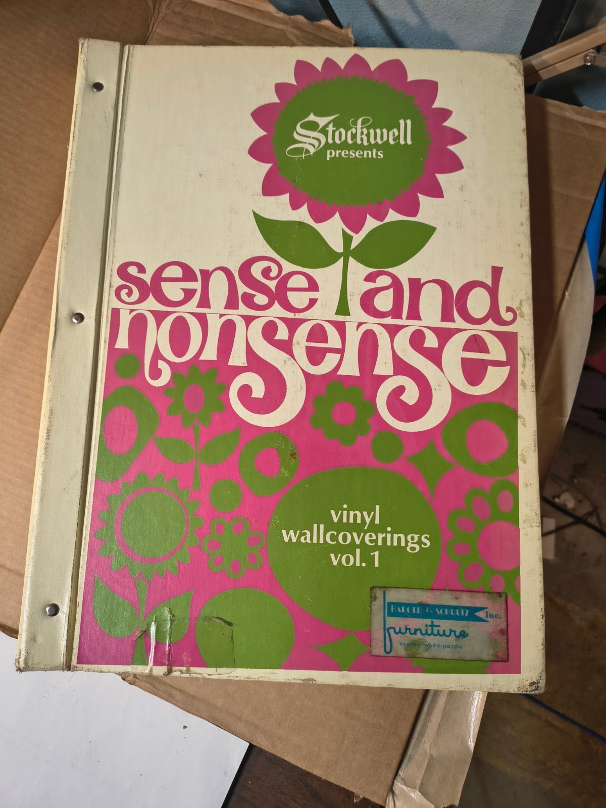 Vintage MCM CW Stockwell Wallpaper Sample Book Sense and Nonsense Remy Chatain