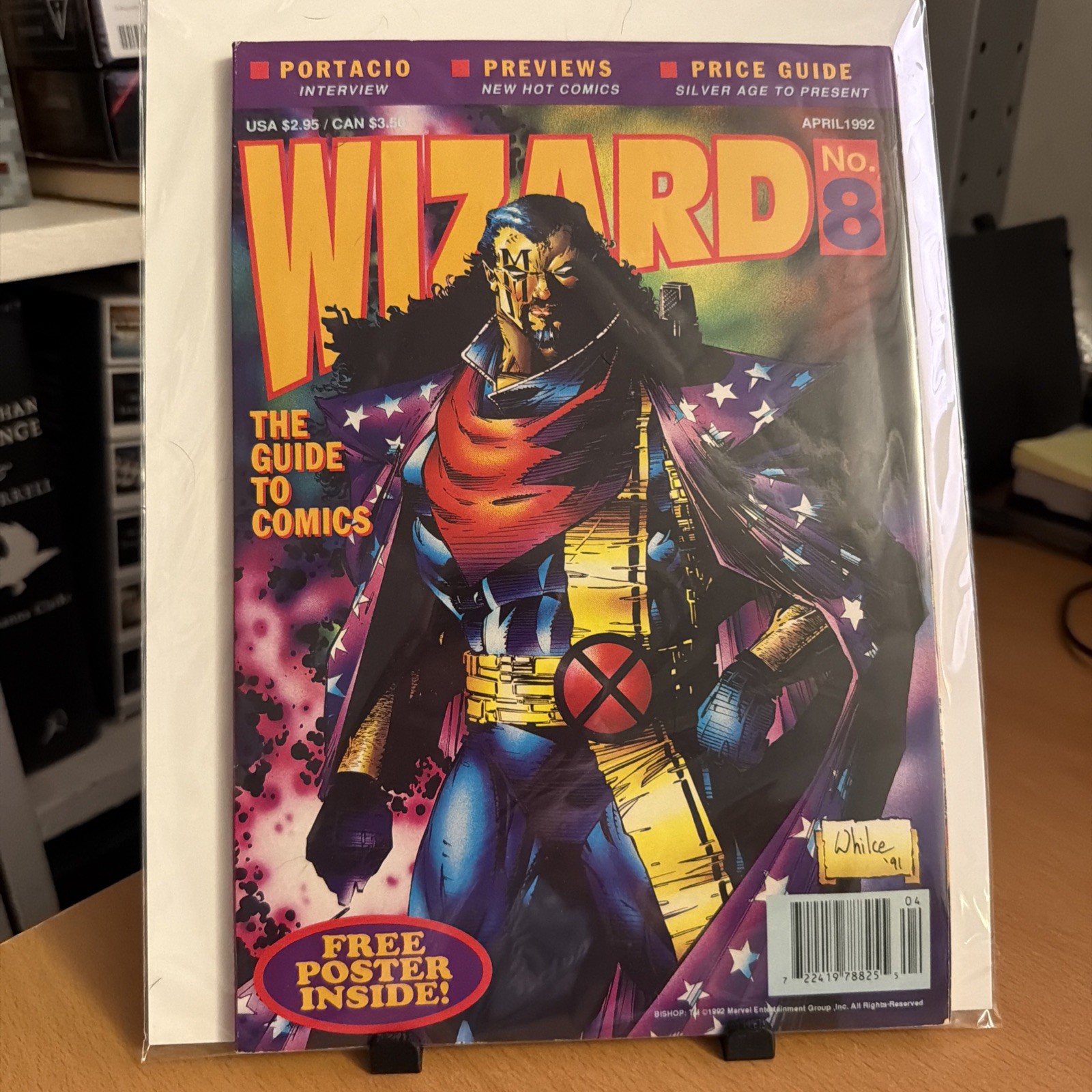 Wizard The Guide to Comics #8 - Bishop cover (Newsstand) NM