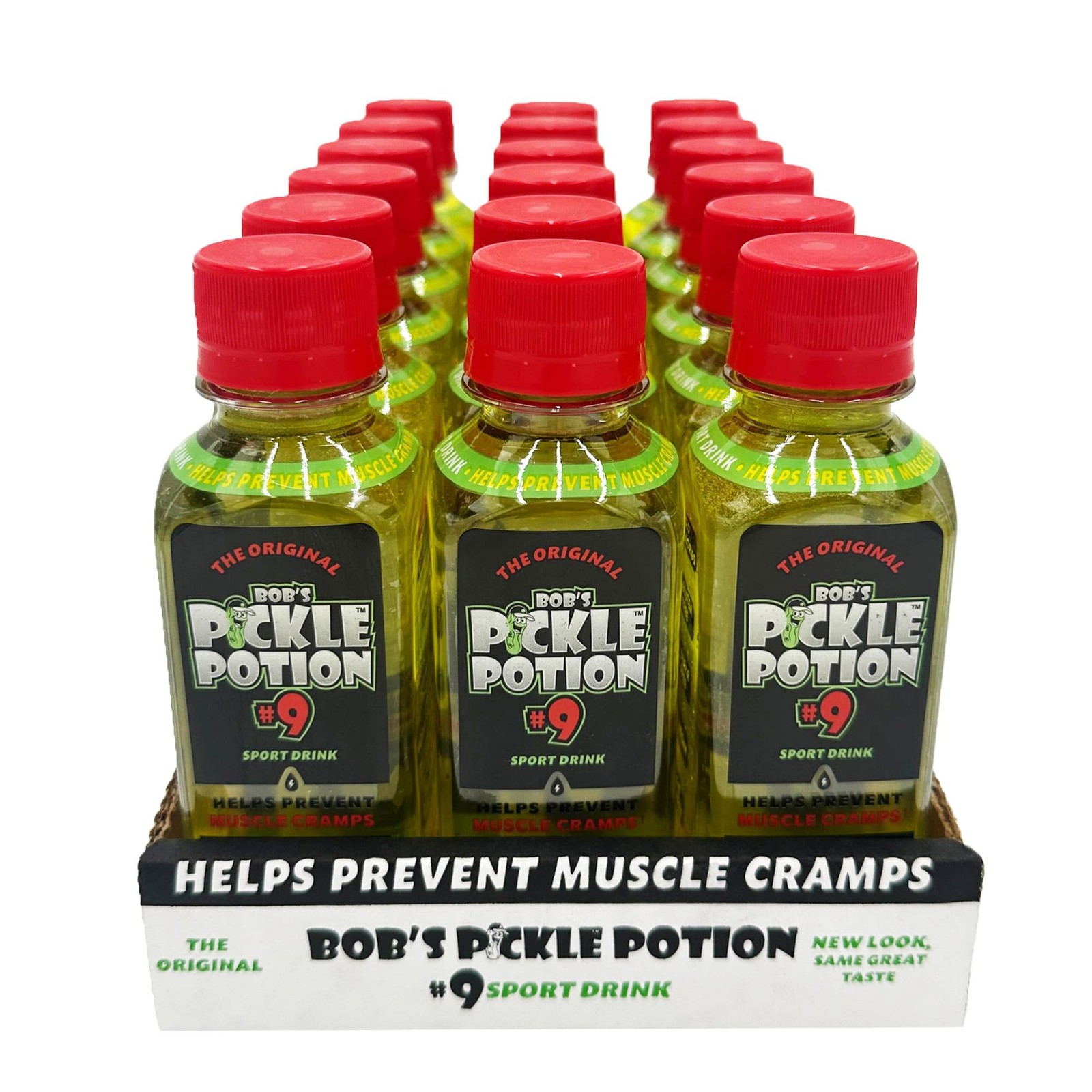Bob\'s Pickle Potion #9 - Electrolyte Pickle Shot - Reydration & Cramp Relief
