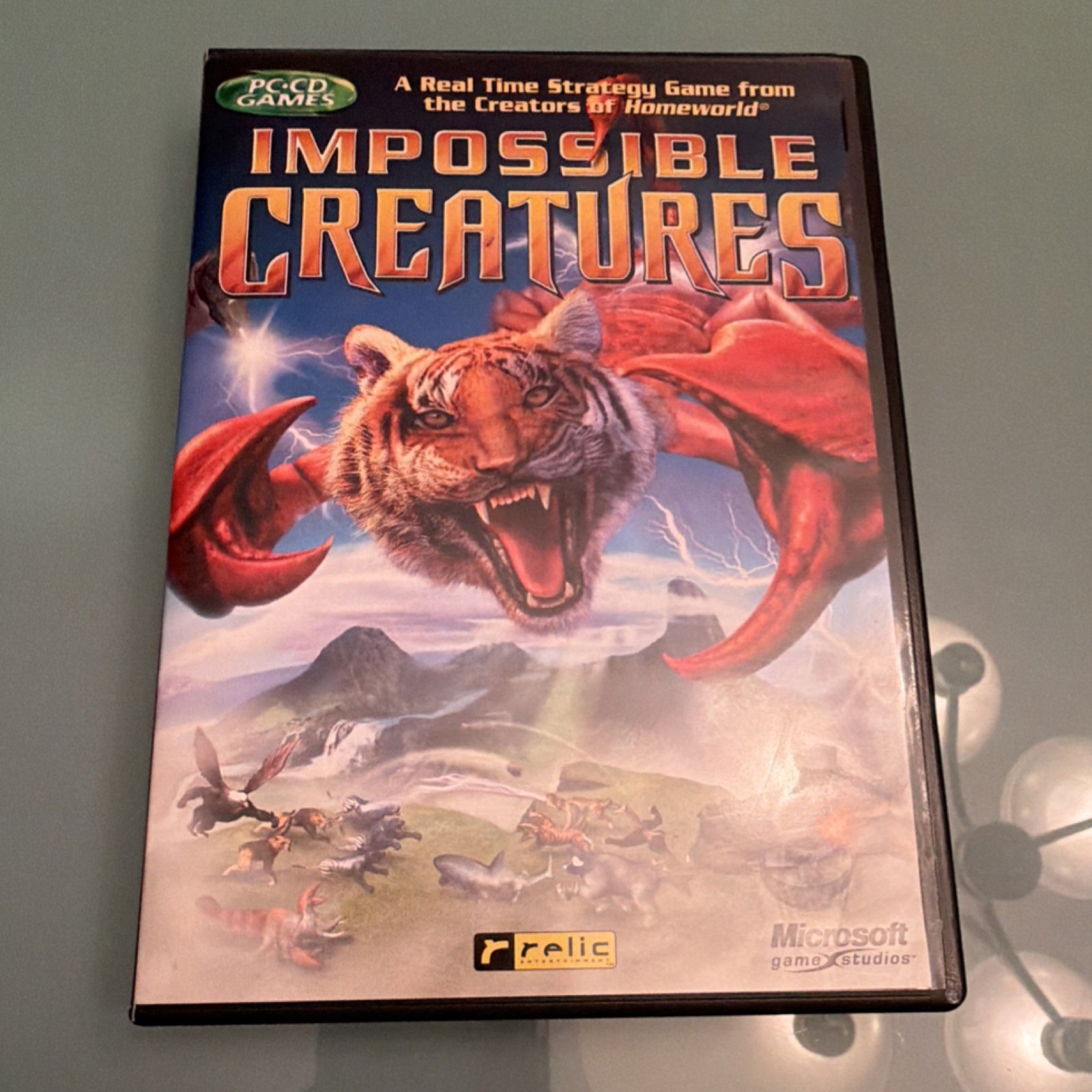 2002 Microsoft/Relic Impossible Creatures PC Game Windows XP  - 2 Discs - MINT