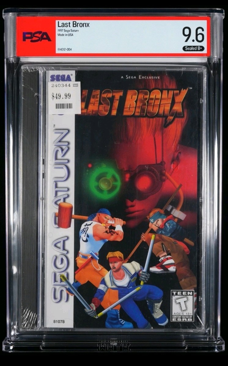 🪐 9.6 B+ SEALED 🪐 Last Bronx 🪐 SEGA Saturn 🪐 Exclusive 🪐 1997 🪐 PSA