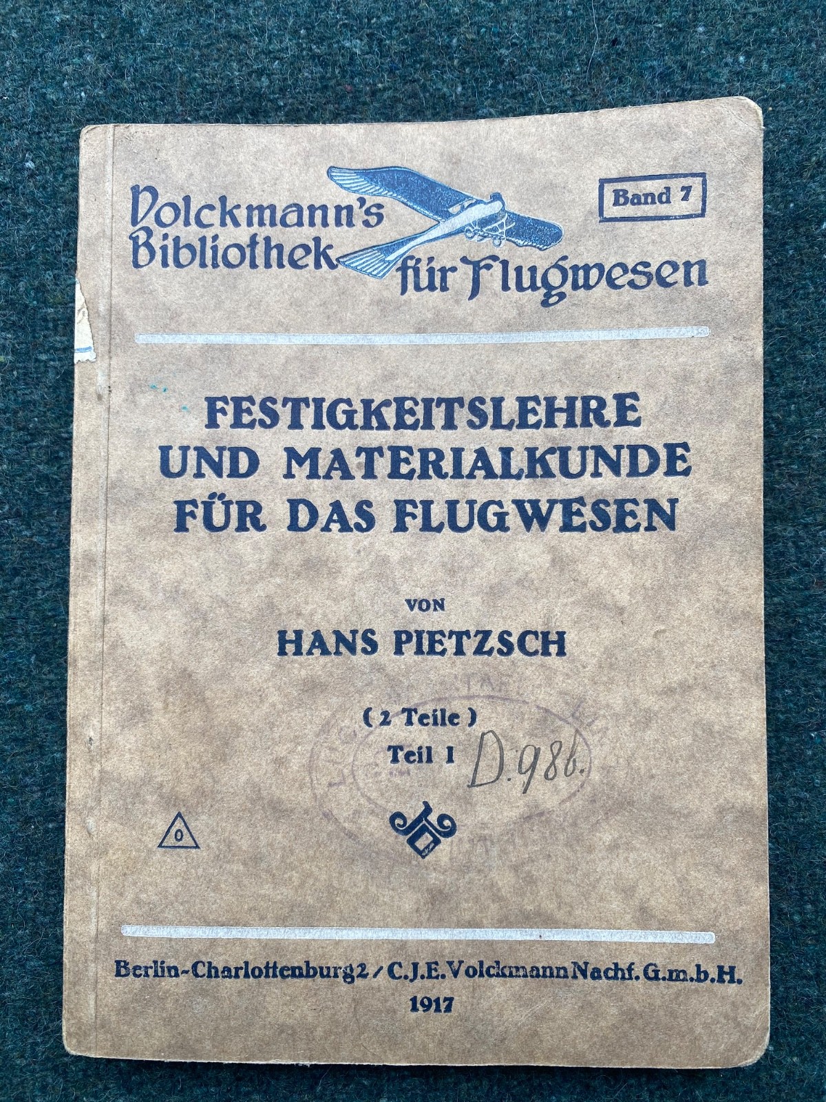 Original WW1 German Aircraft \