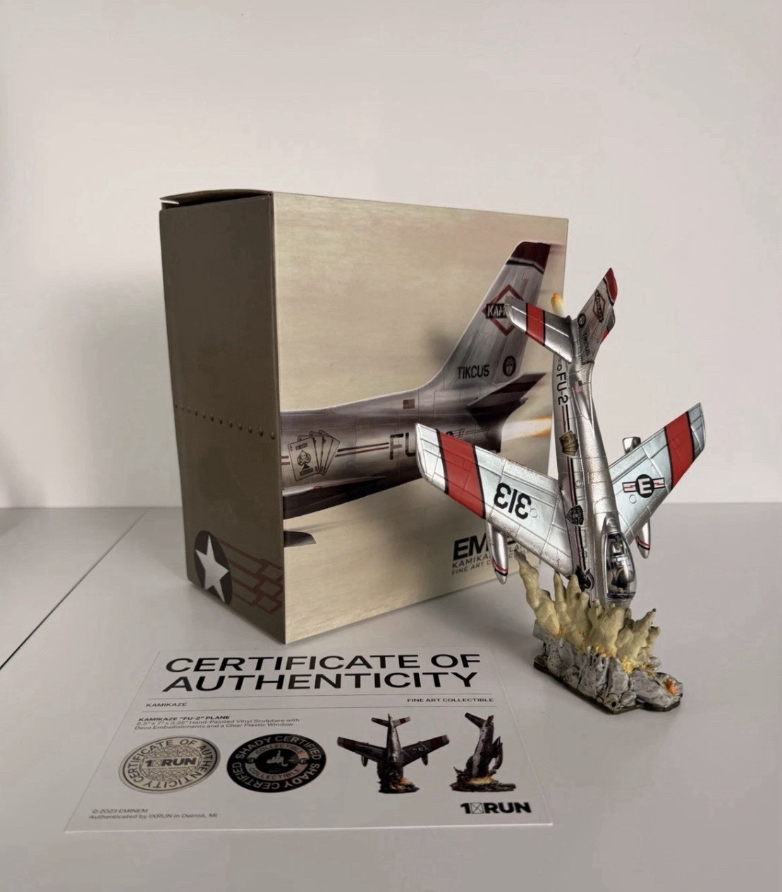 Eminem Kamikaze Plane Fine-Art Collectible Figurine