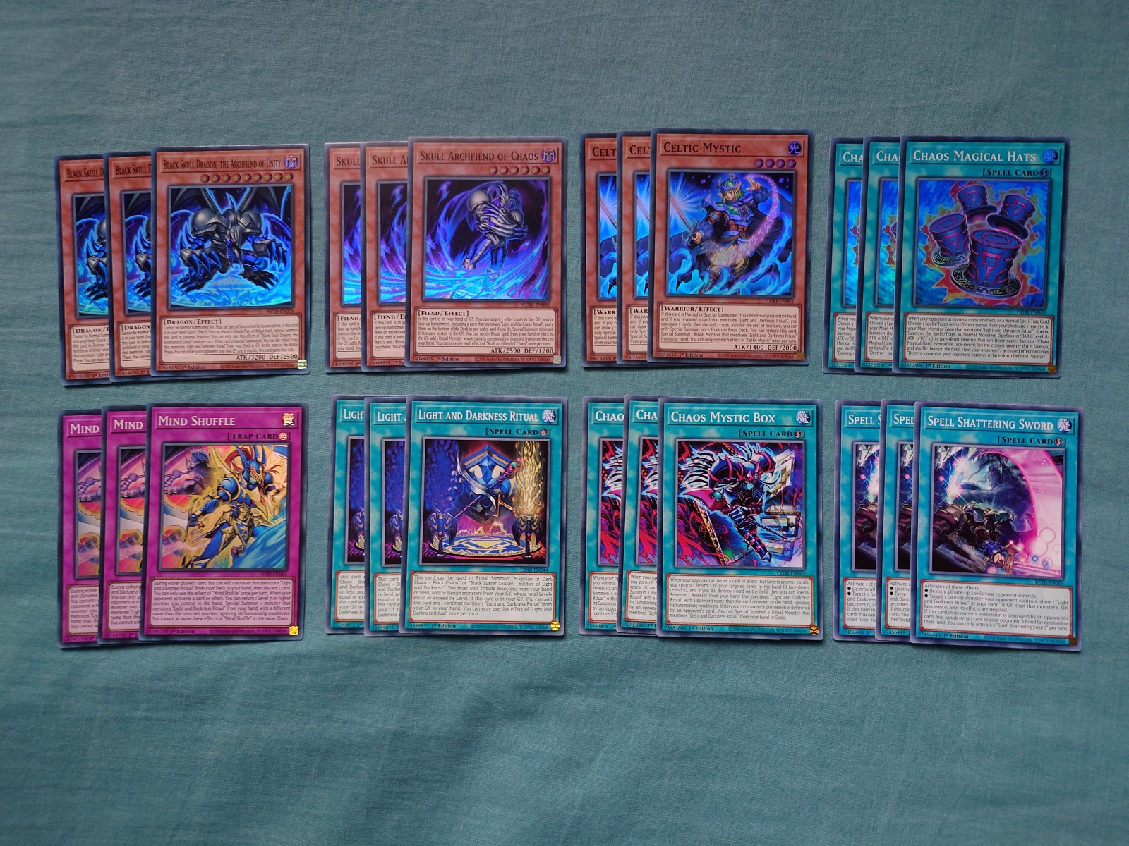 RITUAL OF LIGHT AND DARKNESS 24 CARD DECK BETB CORI 1st Ed YUGIOH *NEW & MINT*