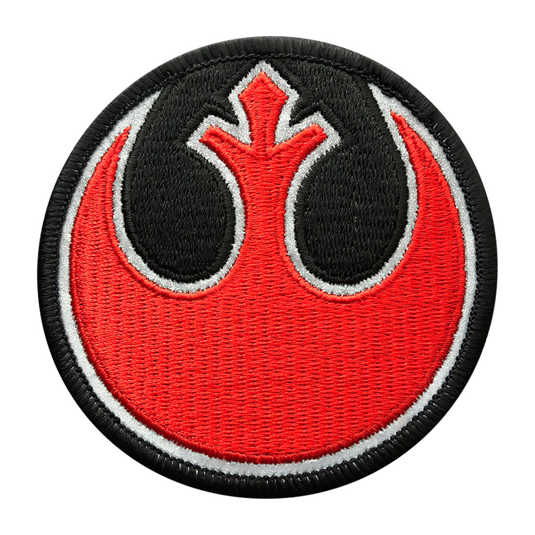 REFLECTIVE Squadron Rebel Alliance Jedi Order Patch (3.0 inch Iron on-MTB24C)