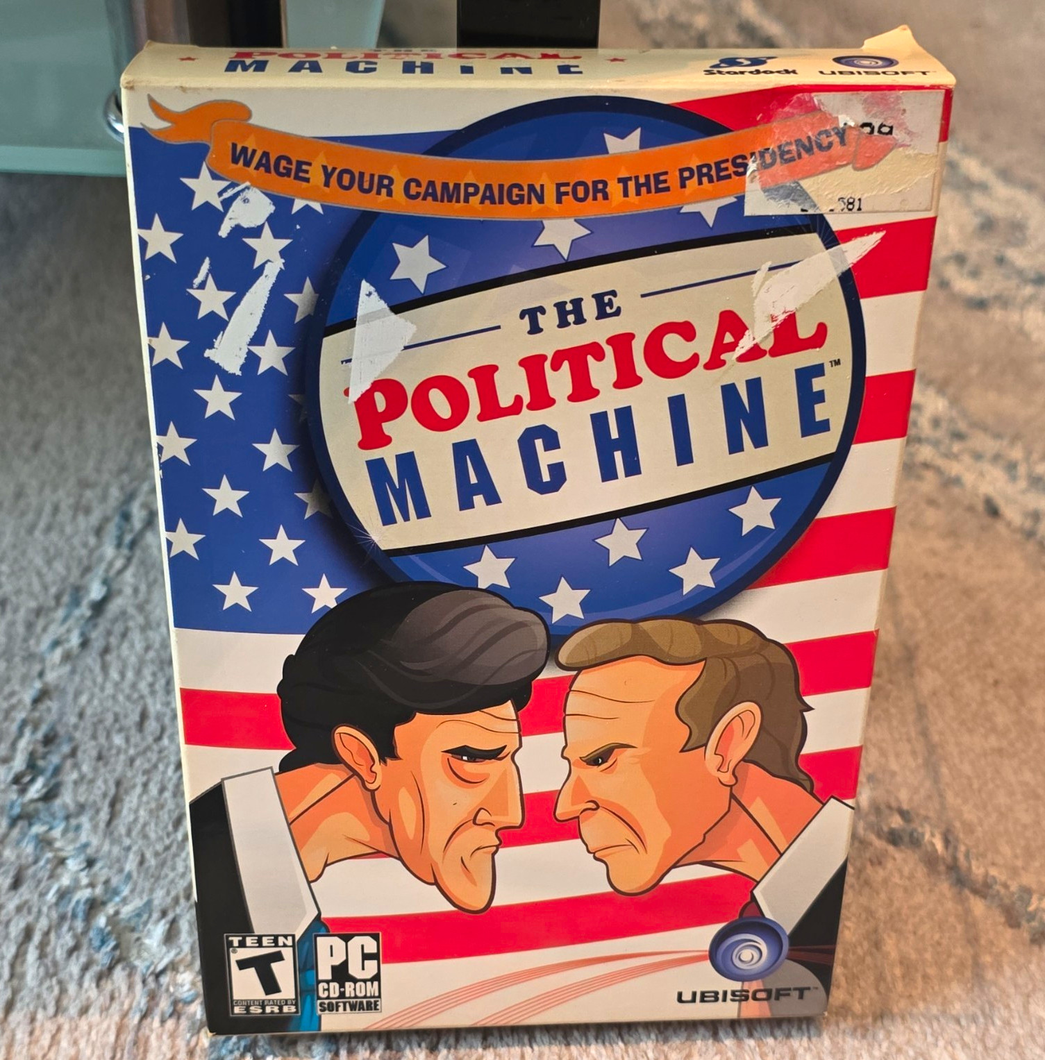Ubisoft The Political Machine PC CD-ROM w/ Manual 2004 Bush Vs Kerry
