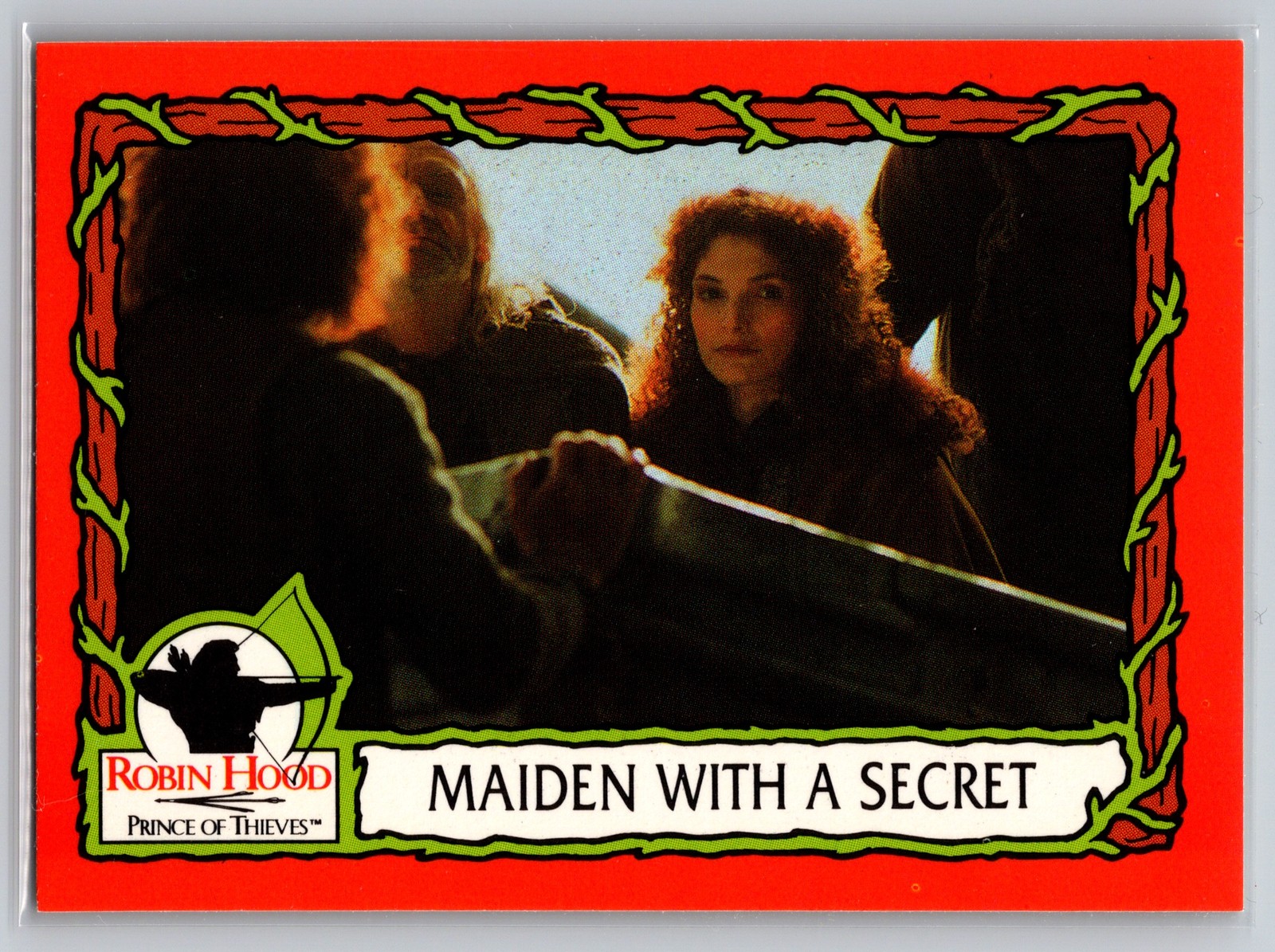 1991 Robin Hood Prince of Thieves #18 Maiden with a Secret Trading Card