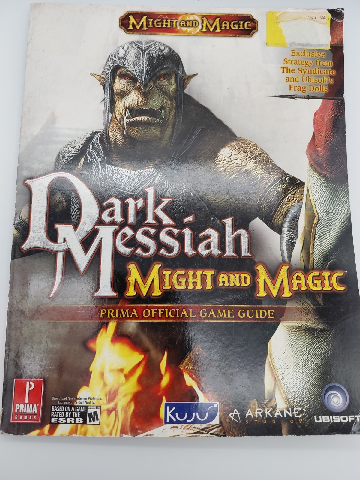 Dark Messiah of Might and Magic (2006) Brady Games Strategy Guide Book