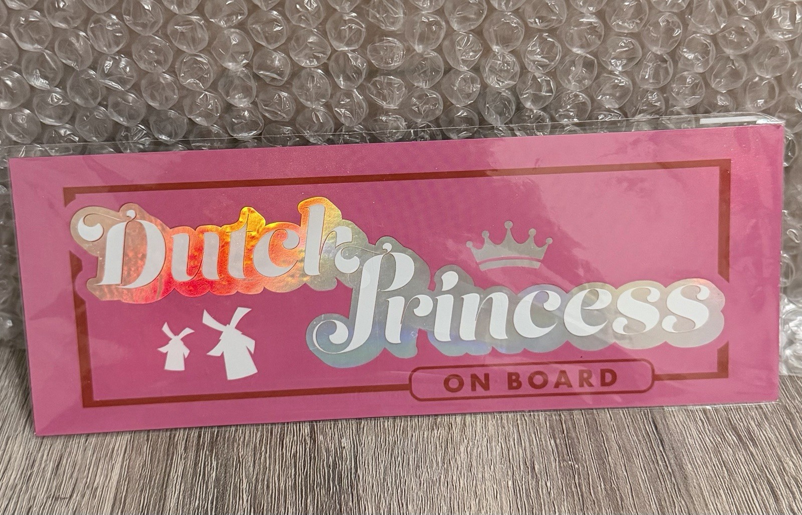 Dutch Bros Pink “Dutch Princess On Board” Car Magnet November 19Th 2025 *NIP