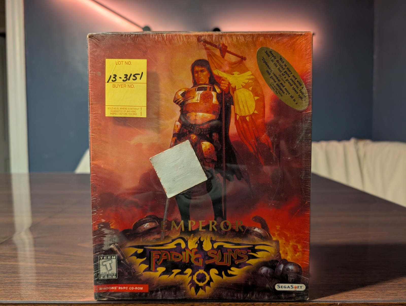 Emperor of the Fading Suns PC Big Box New Factory Sealed SegaSoft 1996 NTSC